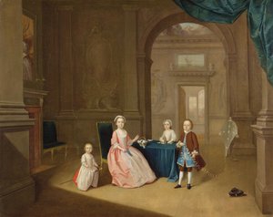 Ritratto di un gruppo di bambini da Arthur Devis