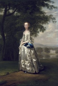 Ritratto di una Signora in un Paesaggio