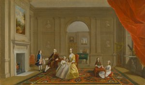 La famiglia John Bacon da Arthur Devis