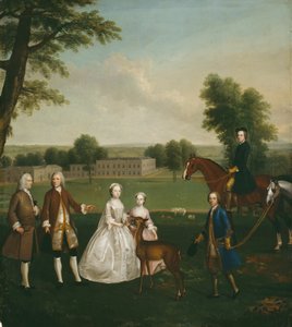 Thomas Lister e famiglia a Gisburne Park