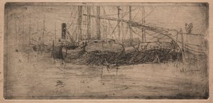 Scivolo lungo il fiume Cuyahoga, 1887 da Arthur E. Schneider.