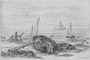 Sulla spiaggia di Thorpe da Arthur Evershed