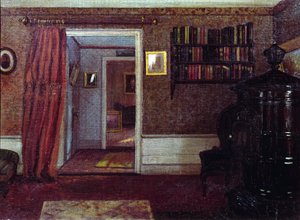 La stufa del salotto, c.1900 da Arthur F. Davies