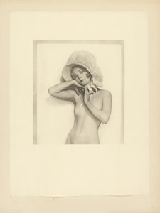 [Nudo femminile con cappellino di pizzo]