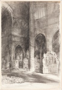 Una navata della cattedrale da Arthur Frederick Payne