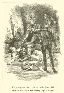 Sir Calidore, cavaliere della cortesia, nella tana dei briganti da Arthur George Walker