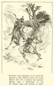 Lo Scudiero di Bassa Condizione, Il Gigante dagli Occhi Fiammeggianti (incisione) da Arthur George Walker