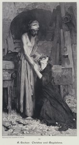 Cristo e la Maddalena da Arthur Hacker