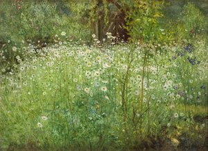 Margherite e iris da Arthur Hacker