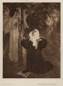 Il chiostro o il mondo? da Arthur Hacker