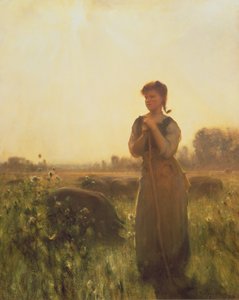La ragazza della fattoria da Arthur Hacker