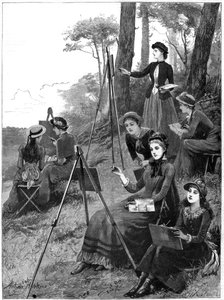 Club di disegno per signore, 1885