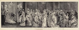 Il salotto di Sua Maestà a Buckingham Palace, in attesa di essere presentato da Arthur Hopkins