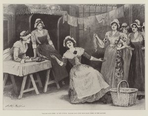 Madame Sans-Gene, al Lyceum, Madame Sans-Gene (Miss Ellen Terry) nella sua Lavanderia