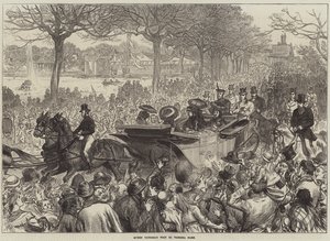 La visita della Regina Vittoria al Victoria Park da Arthur Hopkins