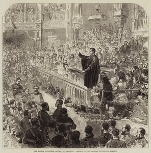 La revisione volontaria di Pasqua a Brighton, servizio nel padiglione la domenica mattina da Arthur Hopkins