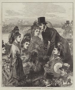 La gara di canottaggio Oxford e Cambridge, un vecchio remo universitario da Arthur Hopkins