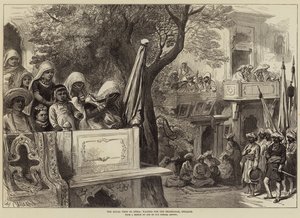 La visita reale in India, in attesa dello Shahzadah, Gwalior da Arthur Hopkins