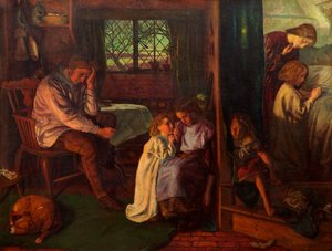 Ora di andare a letto, 1862 da Arthur Hughes