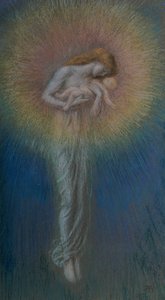 Maternità, c.1890s da Arthur Hughes