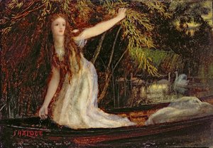 La Dama di Shalott da Arthur Hughes