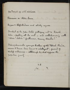Pagina da un quaderno per The White Company, The Newberry Library Vault Folio Case MS 5116 no. 2