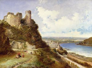 Castello di Oberwesel e Schönburg, Reno, Germania