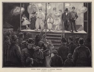 Notte di boxe fuori da un teatro di campagna da Arthur L. Hewlett