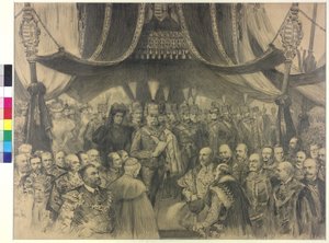 Inaugurazione della mostra del millennio a Budapest dall