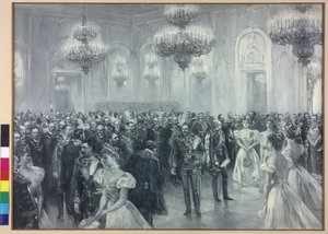 Ricevimento a corte in occasione della visita dell
