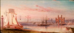 Earl Grey Dock, con la nave 