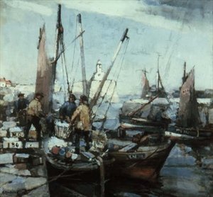 Scena del porto da Arthur MacDonald