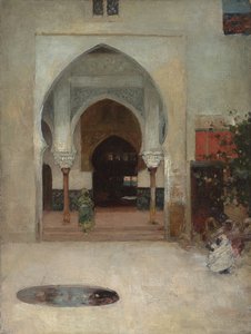 Studio per "Alla porta del serraglio", c. 1890