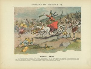 Boadicea. A.D. 61 (litografia a colori) da Arthur Moreland