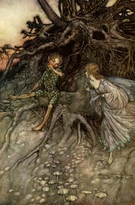 Sogno di una notte di mezza estate da Arthur Rackham