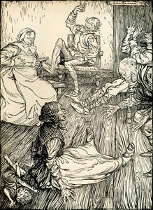 Sogno di una notte di mezza estate da Arthur Rackham
