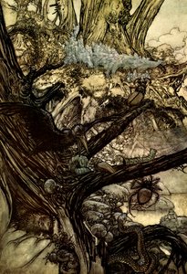Sogno di una notte di mezza estate da Arthur Rackham