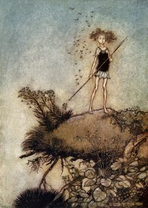 Sogno di una notte di mezza estate da Arthur Rackham