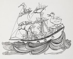 Una nave con equipaggio di topi e capitano un