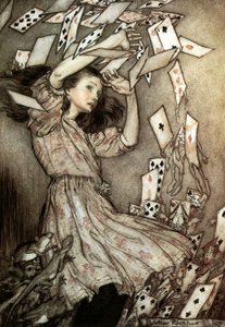 Le avventure di Alice nel Paese delle Meraviglie di Lewis Carroll, illustrazione di Arthur Rackham nel 1907