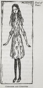 Sempre più strano - Alice dopo che ha iniziato a crescere da Arthur Rackham