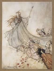 ... Fate via! Ci sgrideranno se rimango più a lungo. Una scena da 