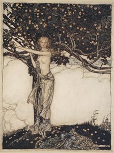 Freia, la bella, illustrazione da 