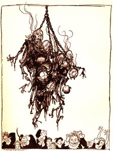 Hop-Frog di Edgar Allan Poe da Arthur Rackham
