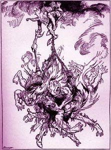 Hop-Frog di Edgar Allan Poe da Arthur Rackham