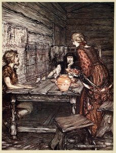Hunding scopre la somiglianza tra Siegmund e Sieglinde, 1910