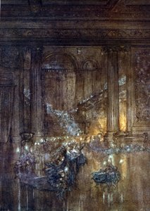 Illustrazione di Arthur Rackham per Il sogno di una notte di mezza estate di William Shakespeare da Arthur Rackham