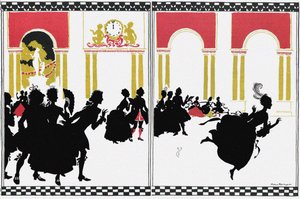 Illustrazione per la fiaba Cenerentola da Arthur Rackham