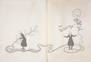 Illustrazione di Scrooge da Arthur Rackham