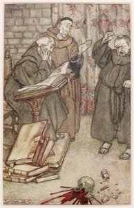 Illustrazione di La gazza di Rheims, 1907 da Arthur Rackham